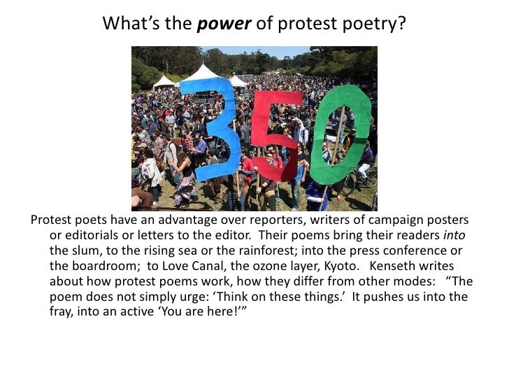 Introduction to Protest Poetry