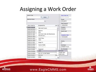 Assigning a Work Order 