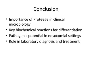 Comprehensive Overview of Proteus Species: Morphology, Biochemistry ...