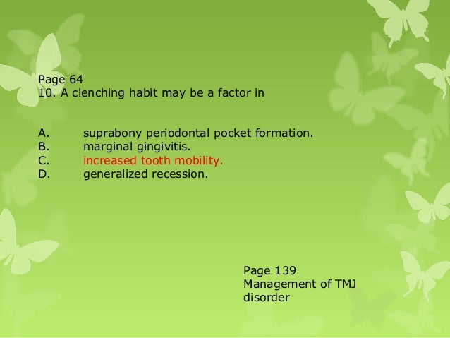 Tmj disorders thesis