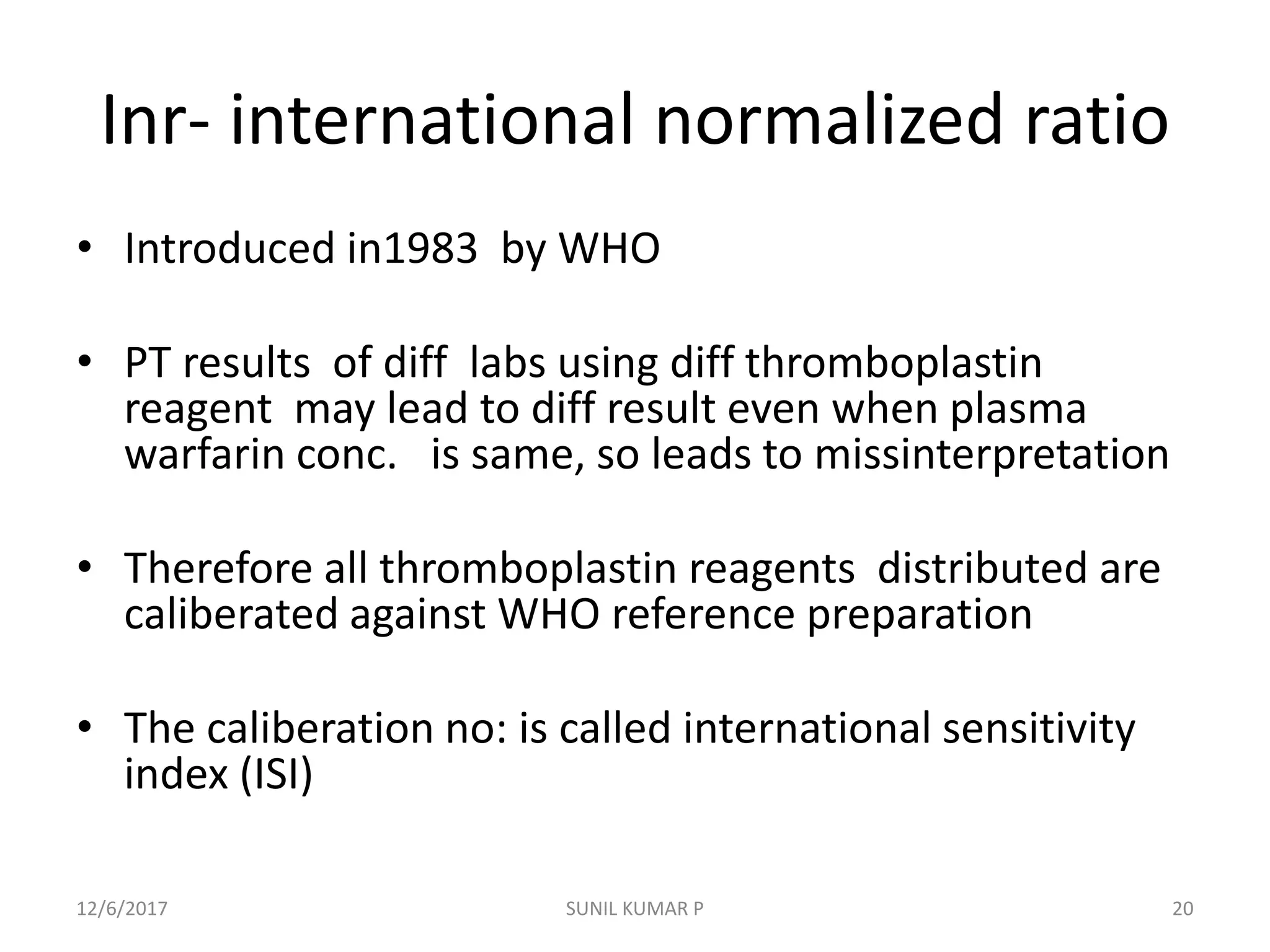 Prothrombin time and aptt | PPTX