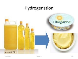 Hydrogenation
1/28/2024 163
Vegetable Oil
Melese.S
 