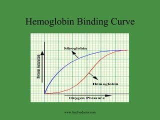 Hemoglobin Binding Curve www.freelivedoctor.com 