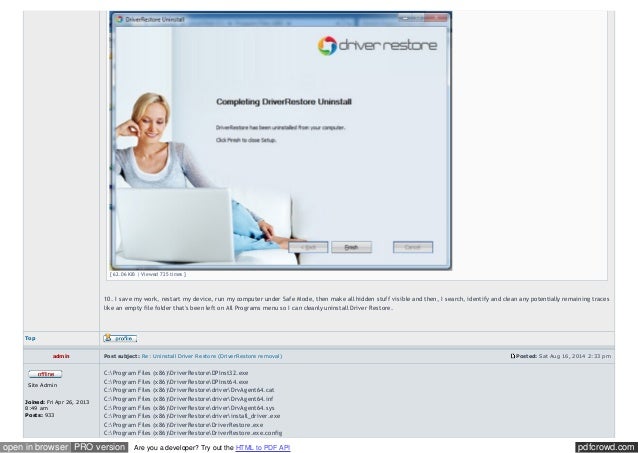 Keygen driver restore