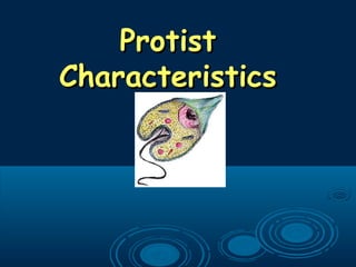 ProtistProtist
CharacteristicsCharacteristics
 