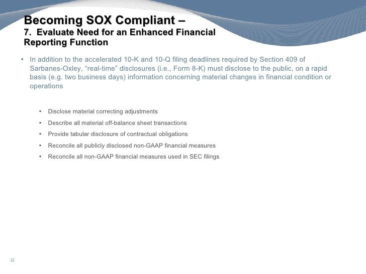 Sox 302 in the year of ipo