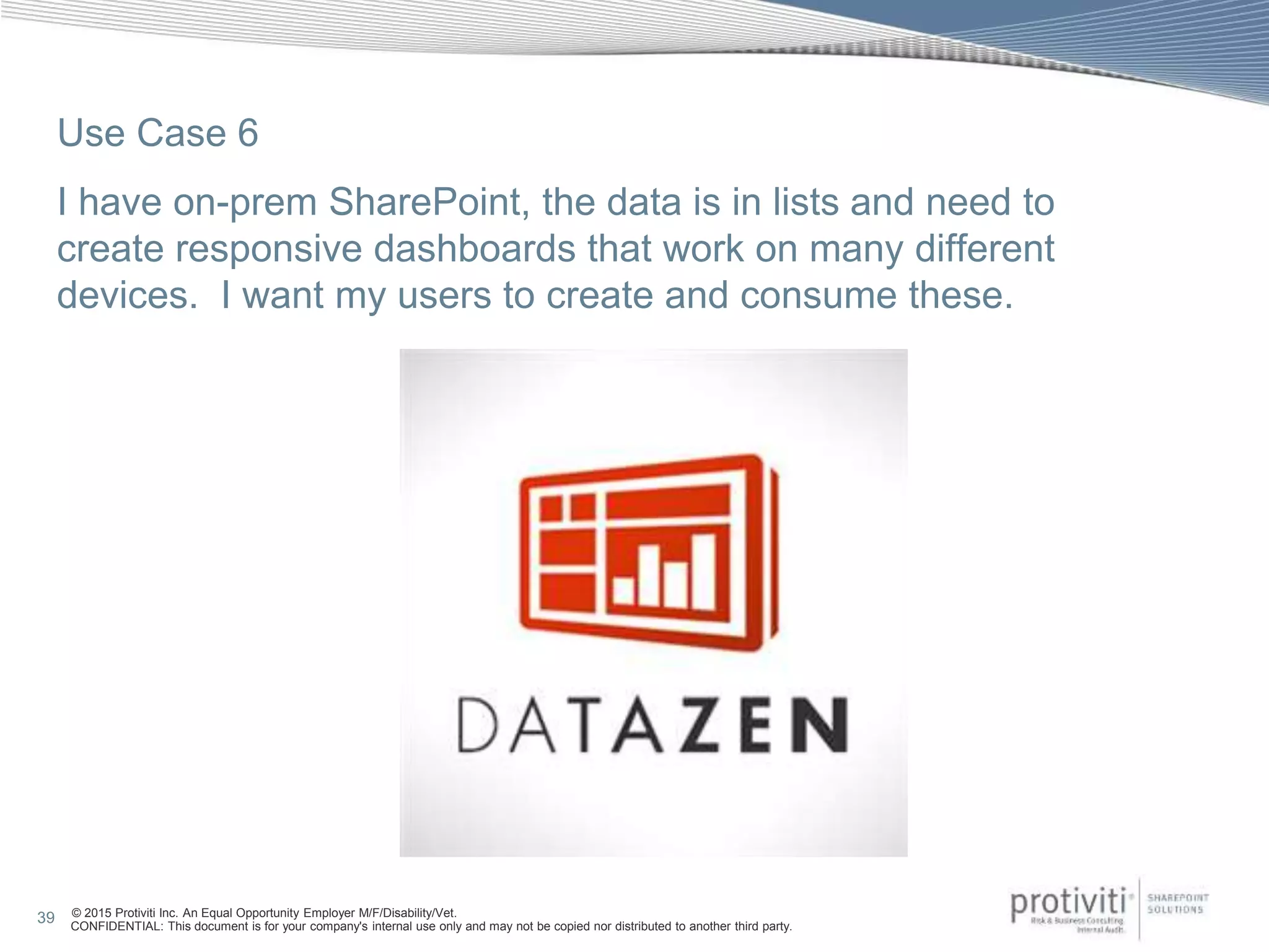 Data Visualization in SharePoint and Office 365 | PPT