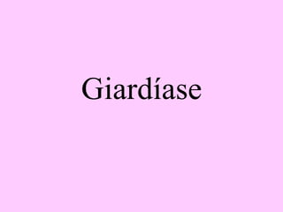 Giardíase 