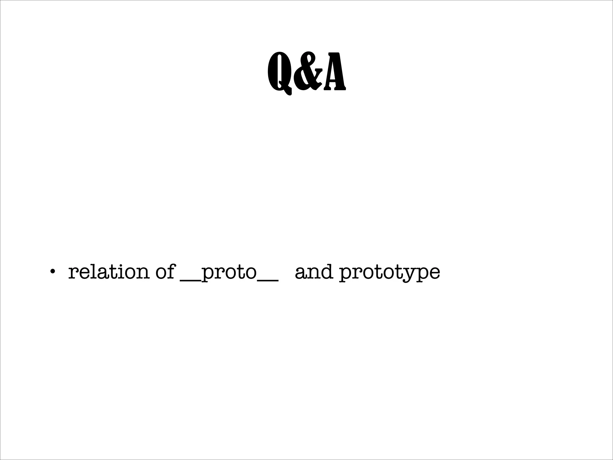 1
2
3
4
5
6
7
8
9 !
10
11
12

<iframe id="fr" ></iframe>!
<script>!
var fr = document.getElementById('fr');!
var arr = [];!
var ArrayFr = fr.contentWindow.Array;!
var arr2 = new ArrayFr();!
console.log(Object.prototype.toString.call(arr));!
console.log(Object.prototype.toString.call(arr2));!
console.log(arr instanceof Array);!
console.log(arr instanceof ArrayFr);!
</script>!

 