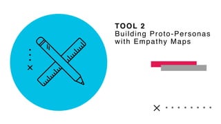 TOOL 2
Building Proto-Personas
with Empathy Maps
 