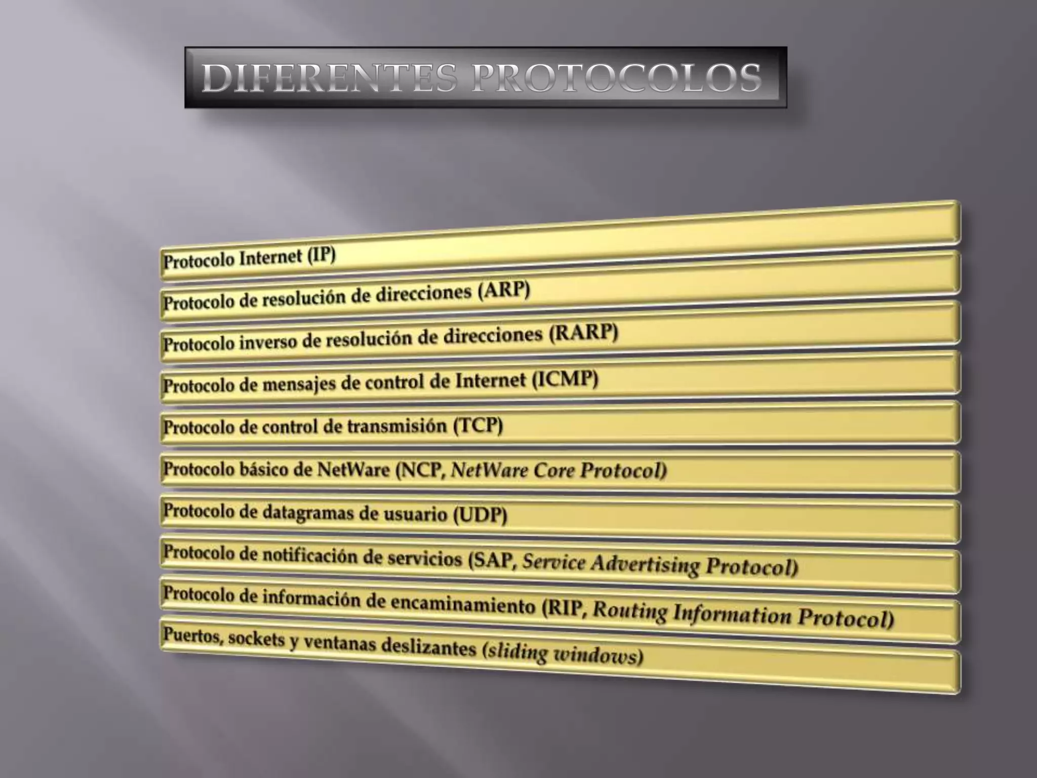Protocolos de red