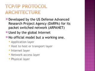 Protocol Architecture power point presentation | PPT