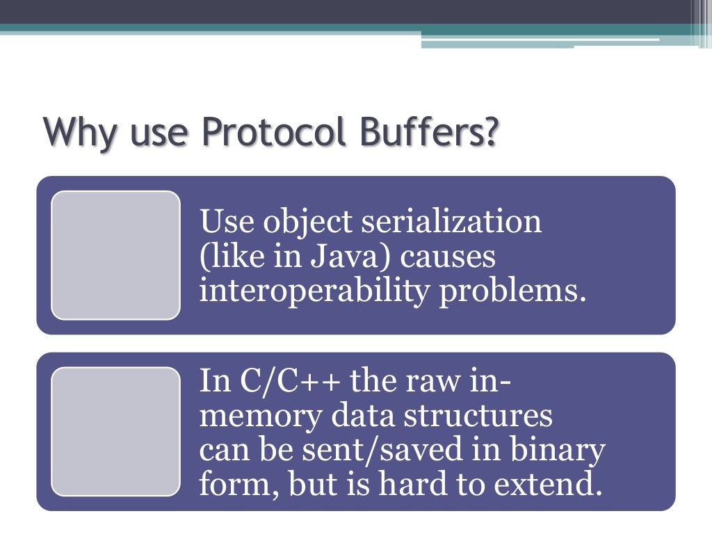 Protocol buffers
