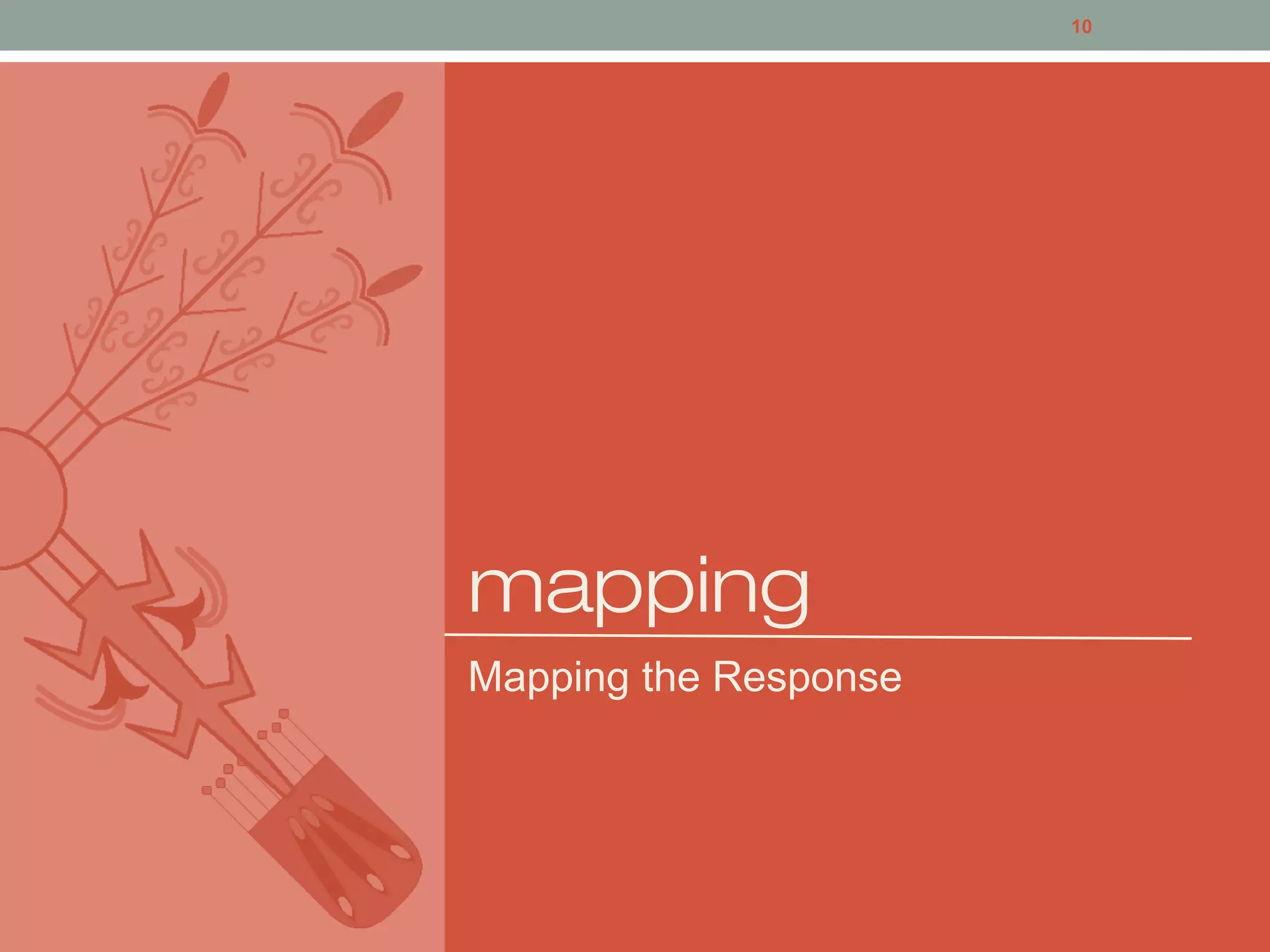 10

mapping
Mapping the Response

 