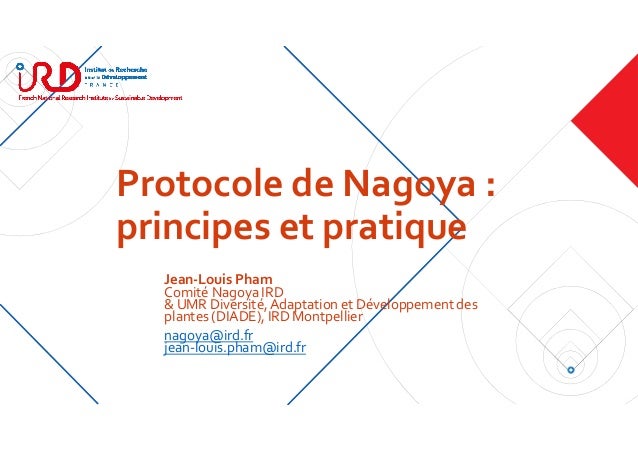 Apa Et Protocole De Nagoya Et Leur Impact Sur La Recherche Et Sa Valo