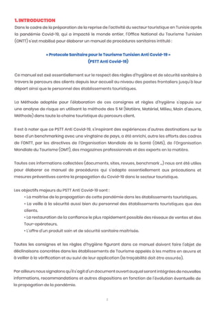 [ DOCUMENT ] : Protocole sanitaire pour le tourisme tunisien anti Covid-19