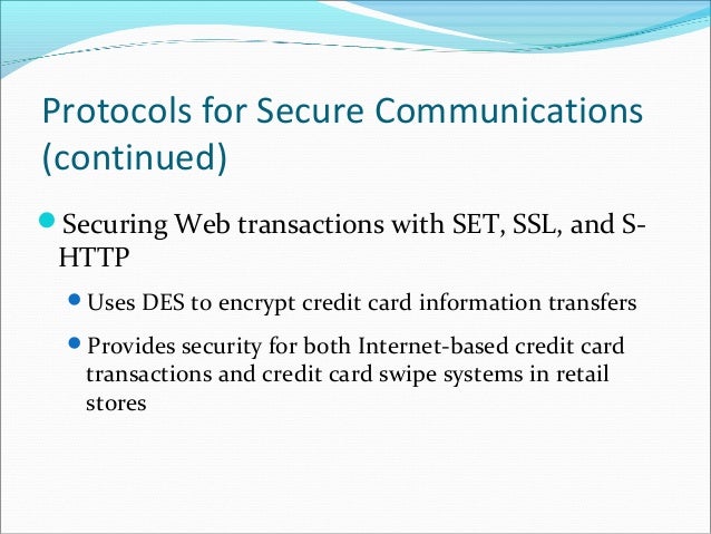 Protocol for Secure Communication