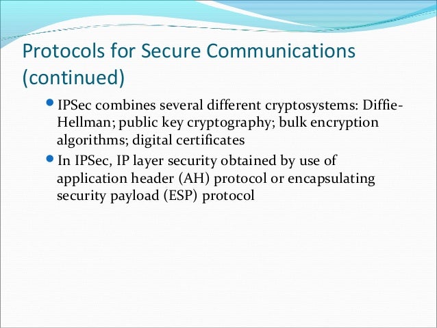 Protocol for Secure Communication