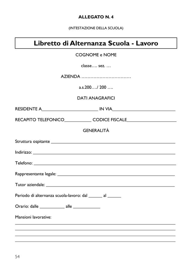 Protocollo alternanza scuola lavoro | PDF | Special Education | Education