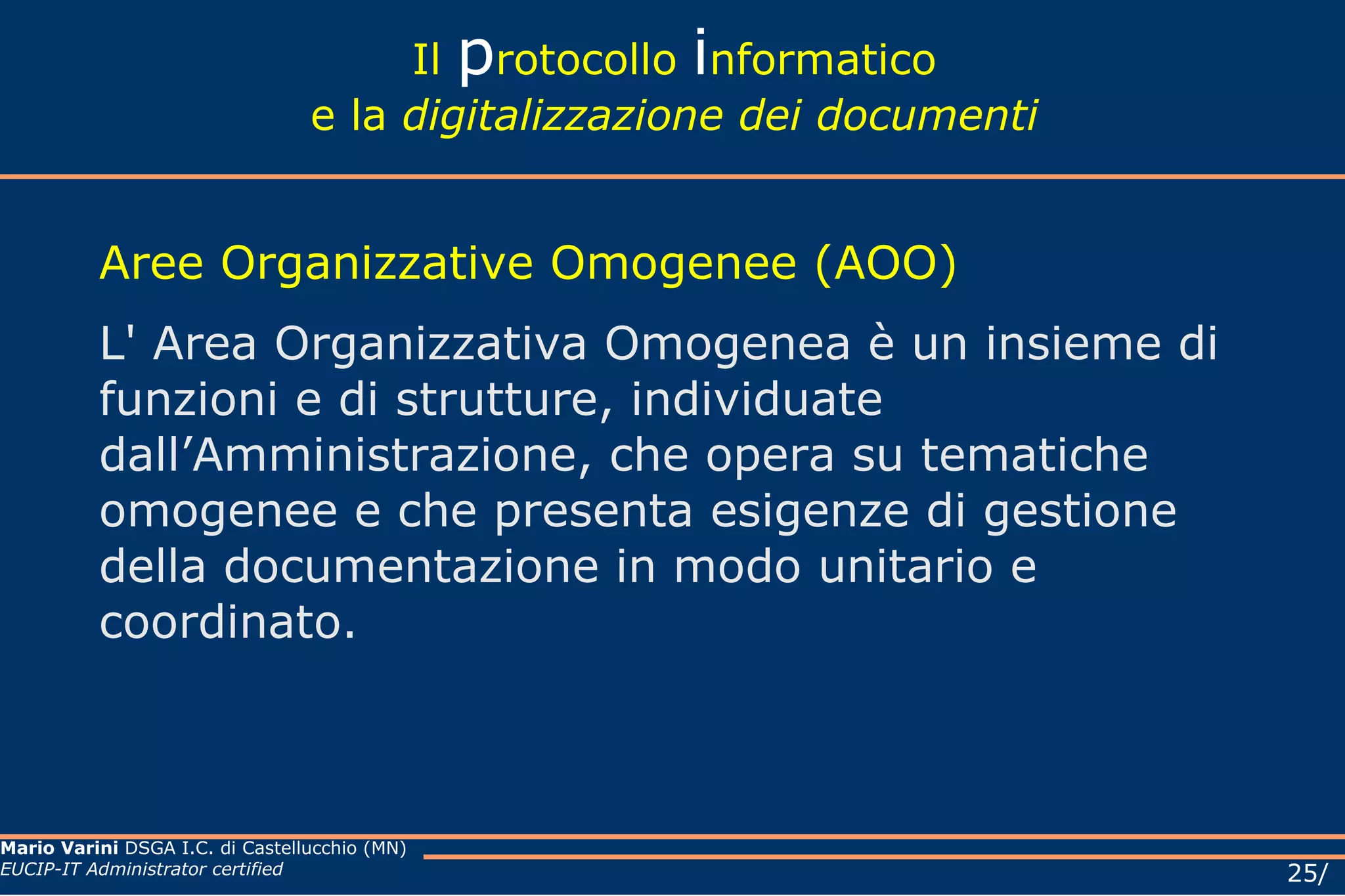 uno inerente alle  infrastrutture informatiche .  