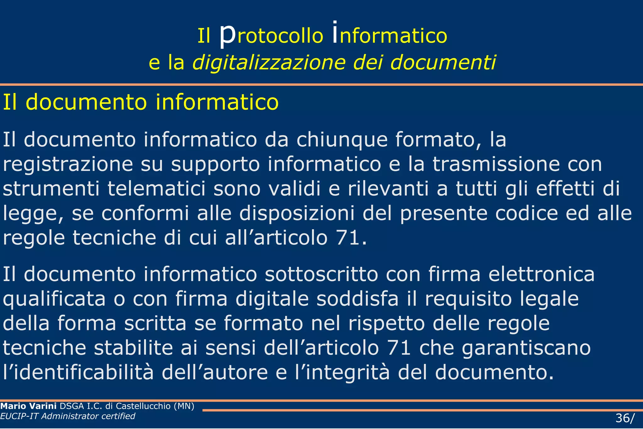aprire e chiudere il registro di protocollazione di emergenza . 