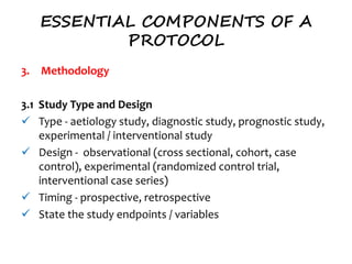 RESEARCH PROTOCOL | PPTX