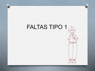 FALTAS TIPO 1 
