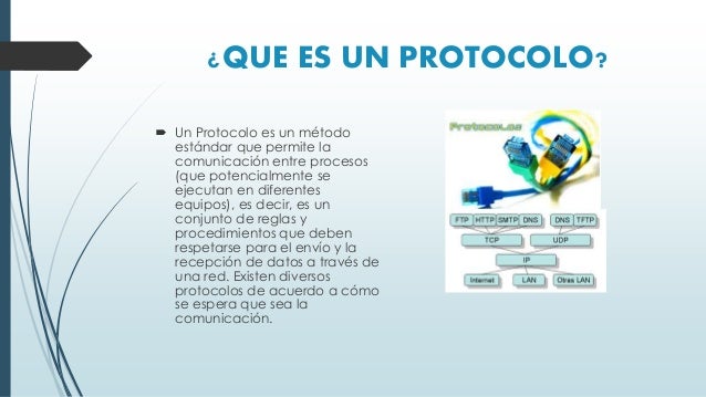 TIPOS DE PROTOCOLOS DE RED