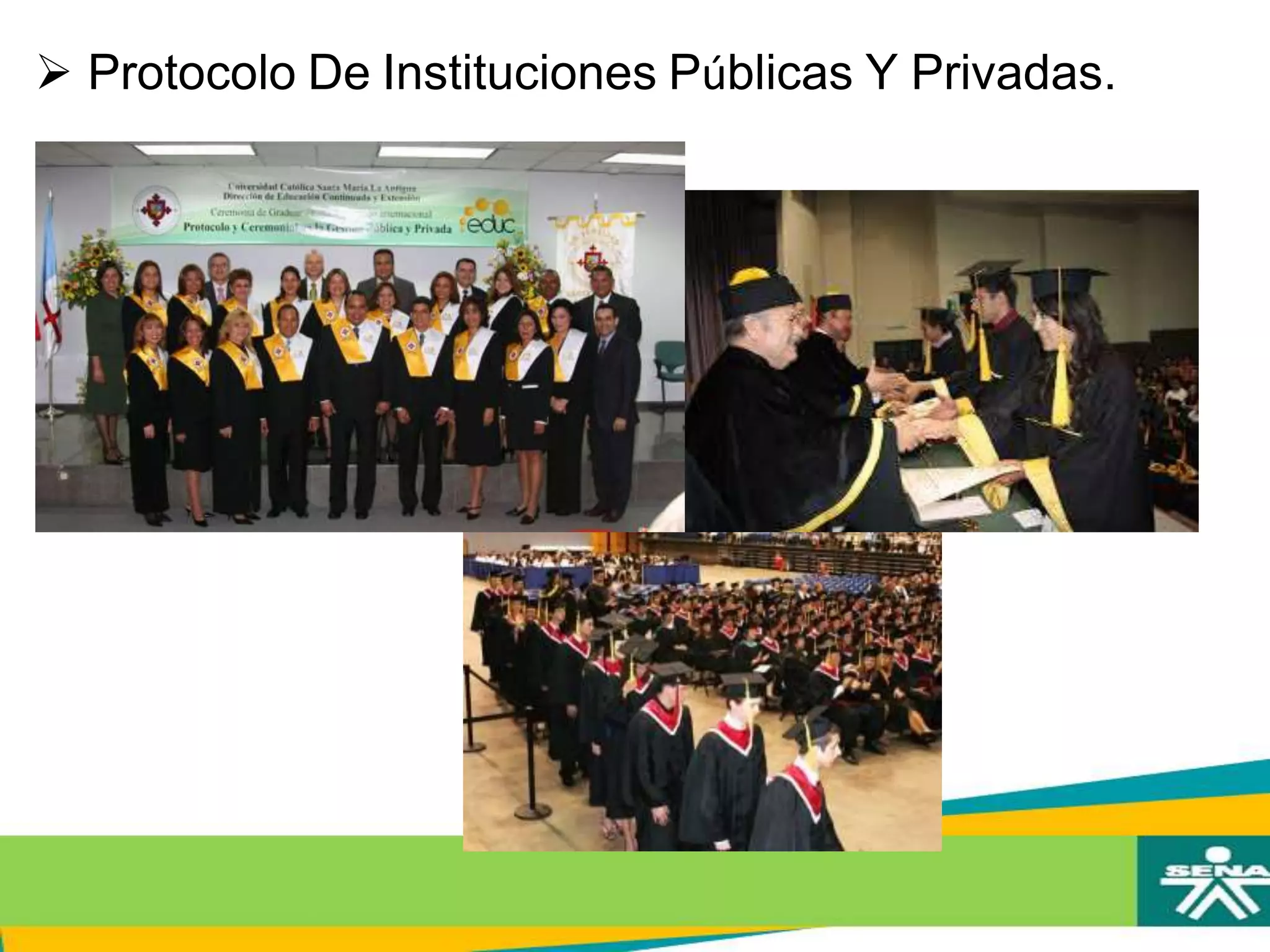 Protocolo De Instituciones Públicas Y Privadas.
 