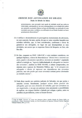 Retirada das cancelas nos cartórios - Protocolo na Corregedoria 