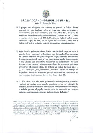 Retirada das cancelas nos cartórios - Protocolo na Corregedoria 