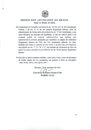 Retirada das cancelas nos cartórios - Protocolo na Corregedoria 