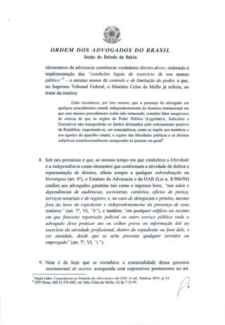Retirada das cancelas nos cartórios - Protocolo na Corregedoria 