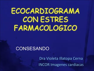Dra Violeta Illatopa Cerna INCOR Imagenes cardiacas CONSESANDO 