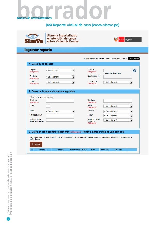 Protocolo siseve-reporte de casos.