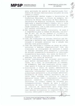 MP regularização fundiária