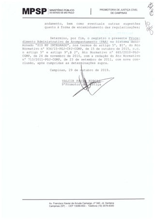 MP regularização fundiária