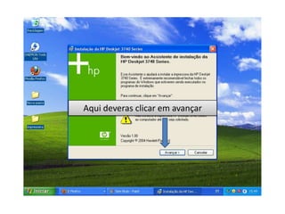 Aqui deveras clicar em avançar
 