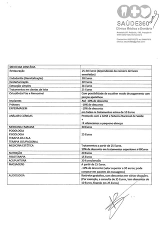 Protocolo clinica 360