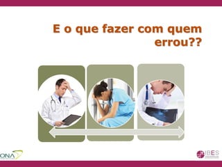 E o que fazer com quem
errou??
 