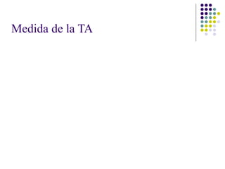 Medida de la TA
 