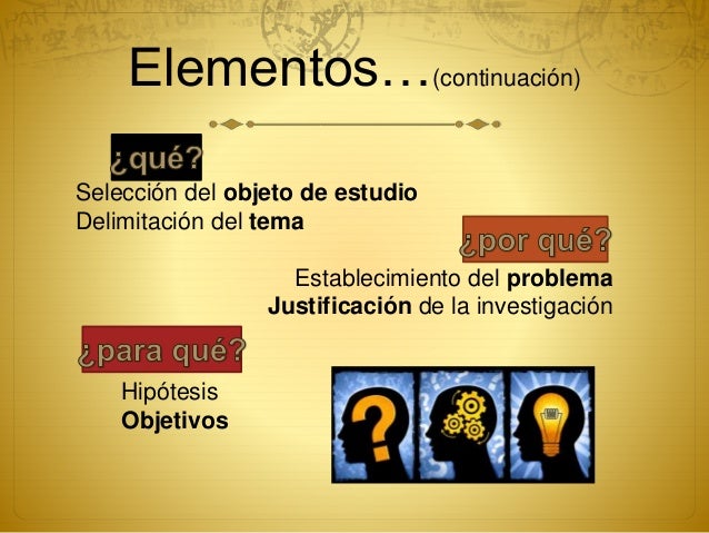 Elementos de un protocolo de investigación