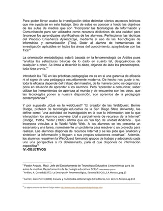 Protocolo de investigacion yari