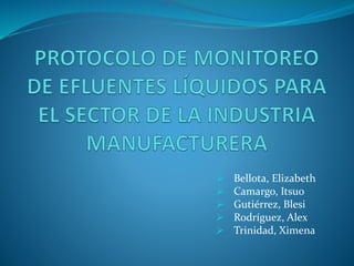  Bellota, Elizabeth 
 Camargo, Itsuo 
 Gutiérrez, Blesi 
 Rodríguez, Alex 
 Trinidad, Ximena 
 