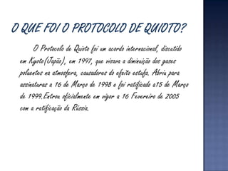 Protocolo De Quioto