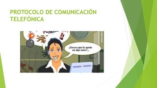 PROTOCOLO DE COMUNICACIÓN 
TELEFÓNICA 
 
