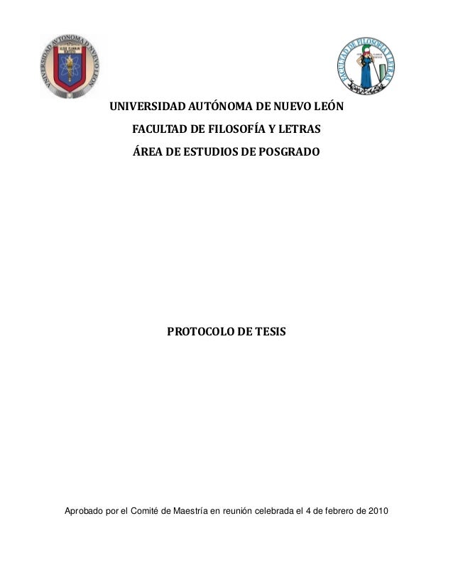 Protocolo De Tesis