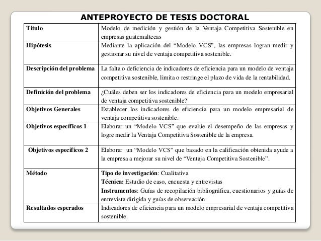 Protocolo de tesis