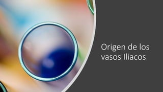 Origen de los
vasos Iliacos
 