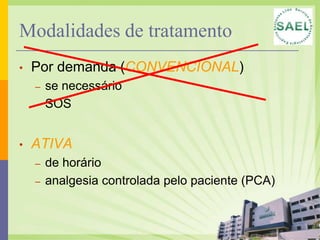 Intensidade e duração da dor pós-operatória em função do tipo de cirurgia